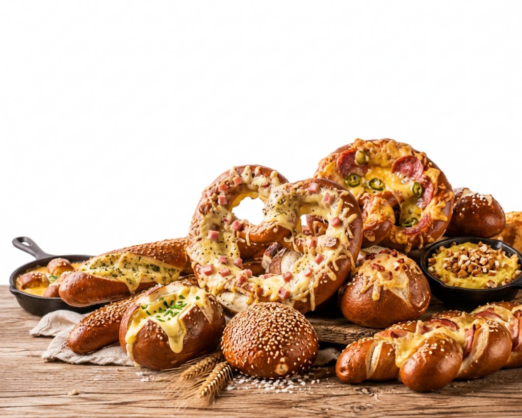 Bild von überbackenen Snacks aus dem Sortiment